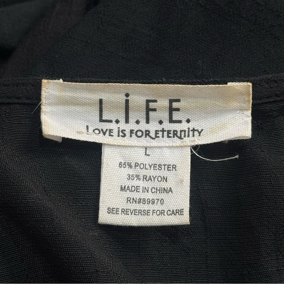 L.I.F.E. Y2K Fairygoth Whimsical Maxi Sheer Lightweight Cardigan L - Picture 8 of 10